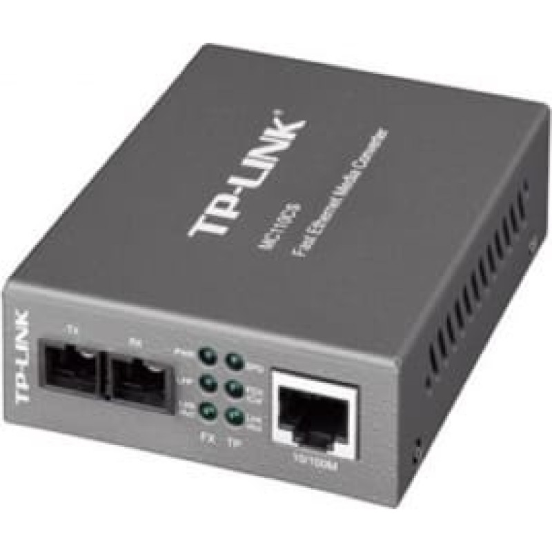 Tp-Link Vienrežīma Multivides Pārveidotājs TP-Link MC110CS 100 Mbps Pelēks