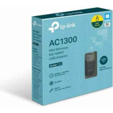 Tp-Link Mini USB Wi-Fi Adapteris TP-Link Archer T3U AC1300 Melns