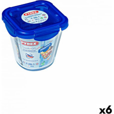 Pyrex Hermētiska Pusdienu Kastīte Pyrex Cook & go Caurspīdīgs Stikls (800 ml) (6 gb.)