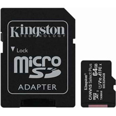 Kingston Карта памяти микро-SD с адаптером Kingston SDCS2/64GB 64 GB