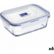 Luminarc Герметичная коробочка для завтрака Luminarc Pure Box Active 19 x 13 cm 1,22 L Двухцветный Cтекло (6 штук)