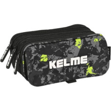 Kelme Trīsvietīgs futrālis Kelme Jungle Melns Pelēks Kaļķi (21,5 x 10 x 8 cm)