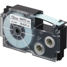 Casio Laminēta lente iekārtu marķēšanai Casio XR-12WE Melns Balts