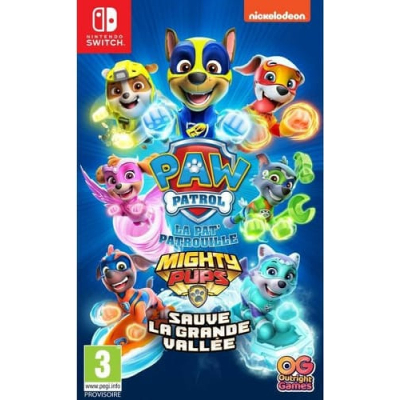 Bandai Videospēle priekš Switch Bandai Paw Patrol: Super Patrol saves the Great Valley