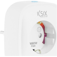 Ksix Smart Plug KSIX Smart Energy Slim WIFI 250V Balts
