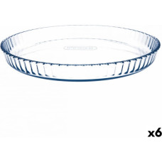 Pyrex Форма для выпечки Pyrex Classic Круглый Простой 31 x 31 x 4 cm Прозрачный (6 штук)