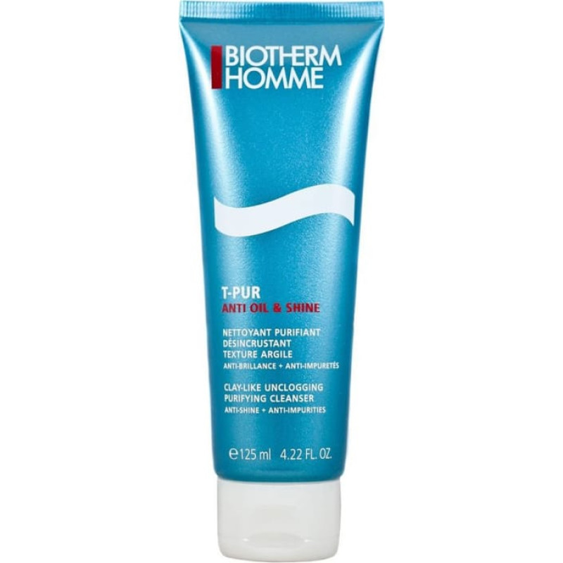 Biotherm Sejas tīrīšanas līdzeklis Homme T-Pur Biotherm (125 ml)