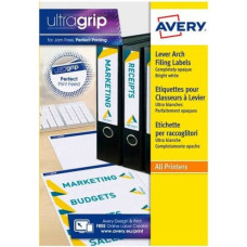 Avery Līmes/Etiķetes Avery L4761 Ultragrip 192 x 61 mm Balts 25 Loksnes