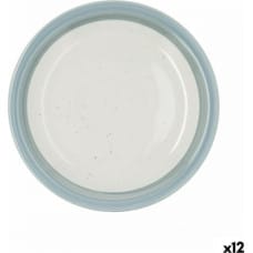 Quid Плоская тарелка Quid Allegra Aqua Керамика Двухцветный (Ø 27 cm) (12 штук)
