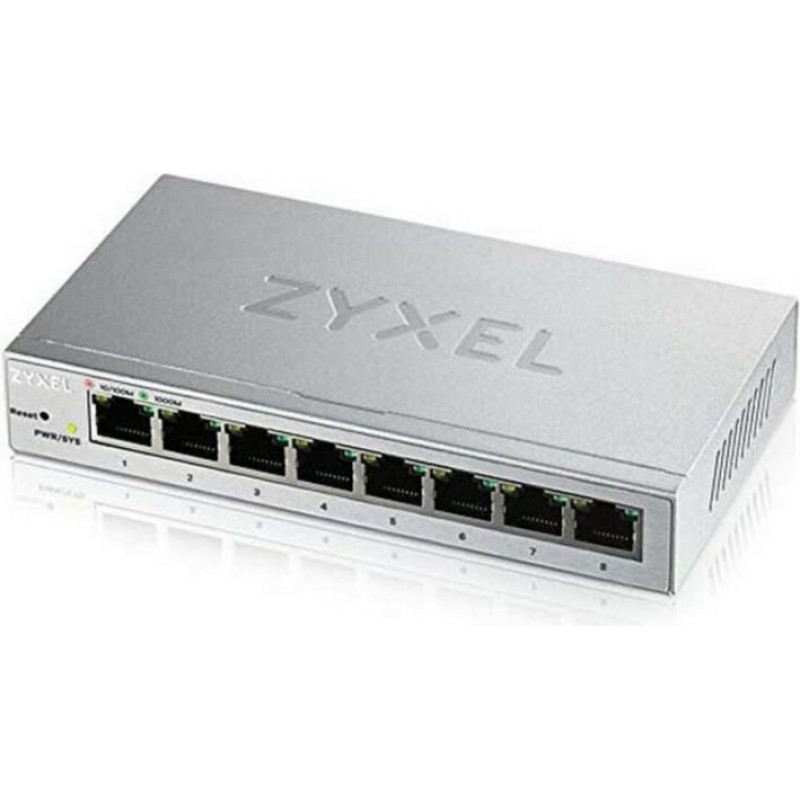 Zyxel Galda Virsmas Slēdzis ZyXEL GS1200-8-EU0101F     16 Gbps LAN RJ45 x 8