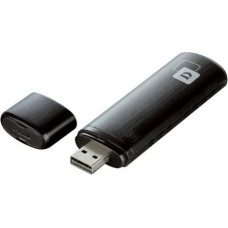 D-Link Wi-Fi USB Adapteris D-Link DWA-182              5 GHz Melns