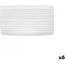 Ariane Uzkodu paplāte Ariane Artisan Keramika Balts 36 x 20 cm (6 gb.)