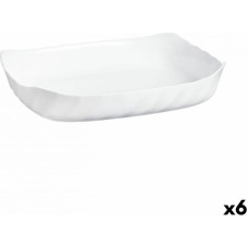 Luminarc Pasniegšanas Plate Luminarc Smart Cuisine Taisnstūra Balts Stikls 33 x 27 cm (6 gb.)