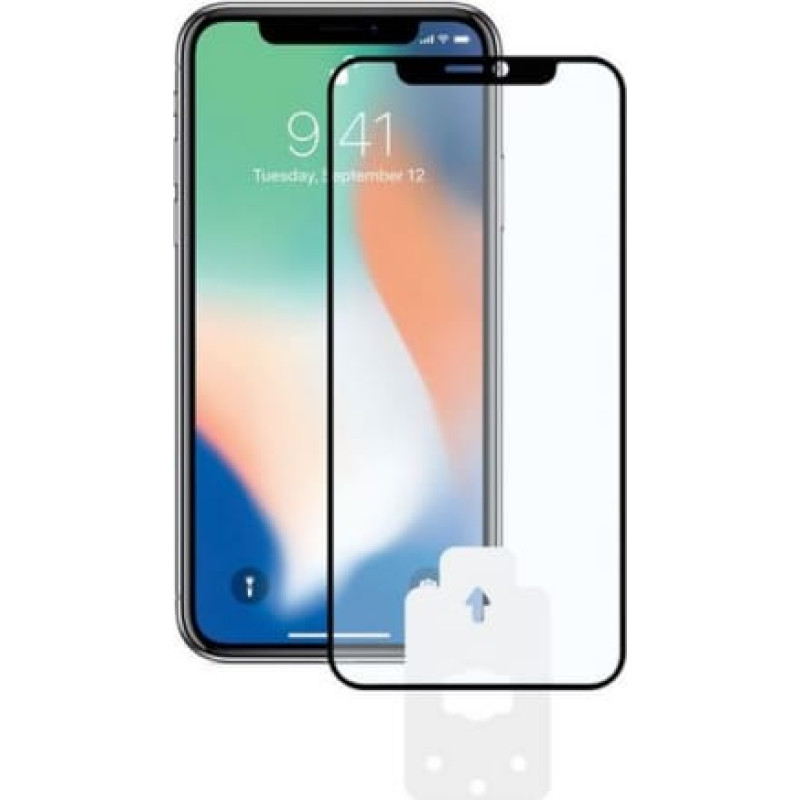 Ksix Rūdīts Mobilā Telefona Ekrāna Aizsargstikls Iphone X, Xs KSIX 2.5D Melns