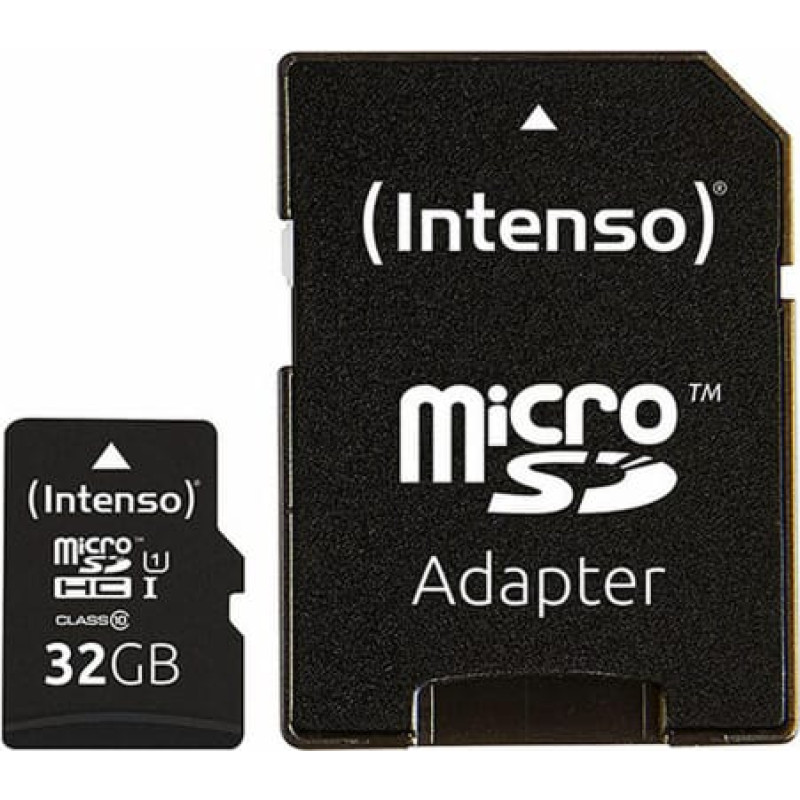 Intenso Mikro SD Atmiņas karte ar Adapteri INTENSO 32 GB