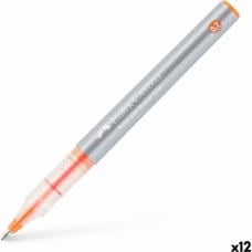 Faber-Castell Ручка с жидкими чернилами Faber-Castell Roller Free Ink Оранжевый (12 штук)