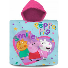 Peppa Pig Pončo dvielis ar kapuci Peppa Pig 60 x 120 cm