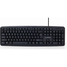 Gembird Клавиатура GEMBIRD KB-U-103-RU Чёрный Монохромный Английский Русский QWERTY