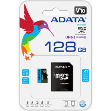 Adata Mikro SD Atmiņas karte ar Adapteri Adata Premier 128 GB