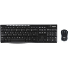 Logitech Klaviatūra un Bezvadu Pele Logitech MK270 Azerty Francūzis