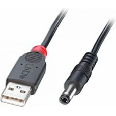 Lindy USB Kabelis DC LINDY 70267 Melns 1,5 m (1 gb.)