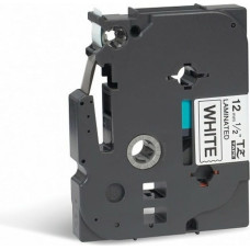 Brother Laminēta lente iekārtu marķēšanai Brother TZE231CIV Balts/Melns 12 mm x 8 m
