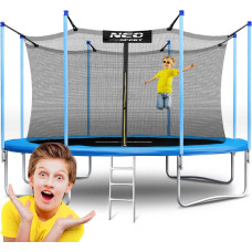 Neo-Sport Trampolina ogrodowa 15ft/465cm z siatką wewnętrzną i drabinką Neo-Sport