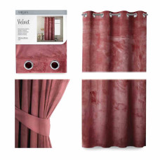 CURT/AH/VELVET/EYELETS/ROSE/140X245/1PC