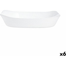 Luminarc Pasniegšanas Plate Luminarc Smart Cuisine Balts Stikls 34 x 25 cm (6 gb.)