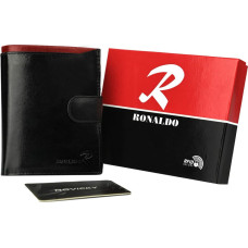 Ronaldo Мужской кожаный кошелек для карт -