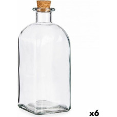 Vivalto Skārdene Vāciņš Korķis Stikls 1 L 9 x 22 x 9 cm (6 gb.)