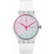 Swatch Sieviešu Pulkstenis Swatch POLAWHITE (Ø 41 mm)