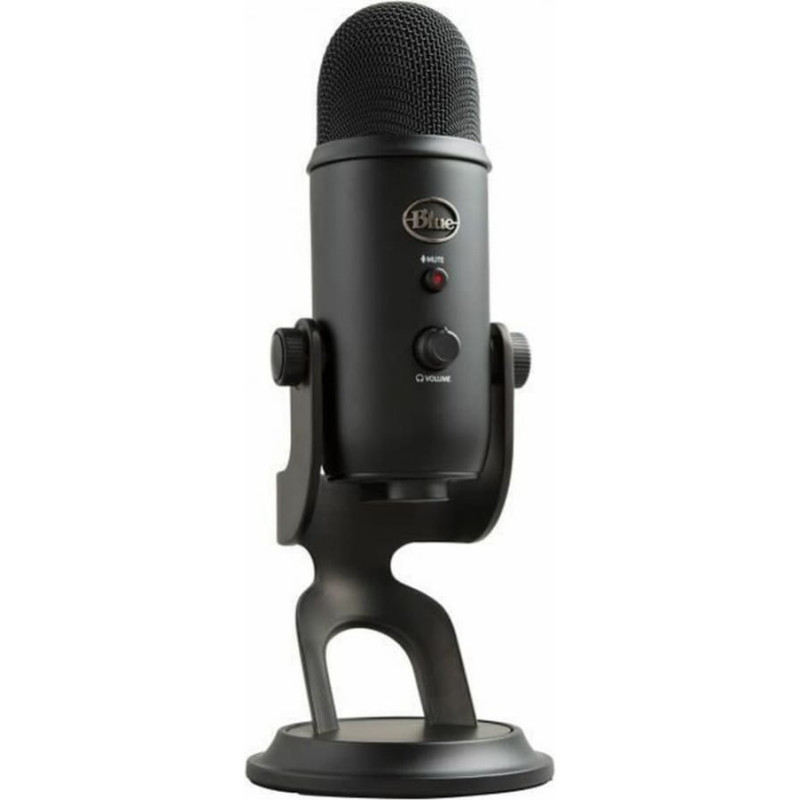 Blue Mikrofons Blue Yeti Melns