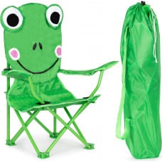 Saliekamais krēsls bērniem tūristu krēsls ar somu FROG