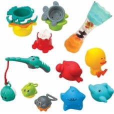 Infantino Vannas Rotaļlietu Komplekts Bērniem Infantino Bath Set 17 Daudzums zem ūdens