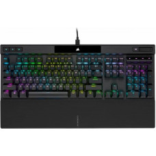 Corsair Bluetooth Tastatūra ar Planšetes Balstu Corsair K70 RGB PRO Melns Francūzis AZERTY