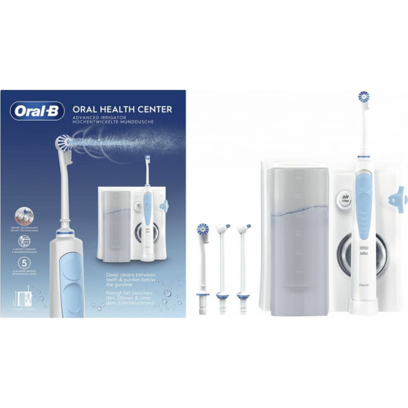 Oral-B Dentālais Irigators / Mutes Dobuma Irigarors Oral-B Balts