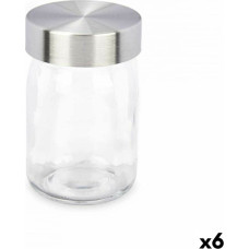Vivalto Burka Caurspīdīgs Sudrabains Metāls Stikls 230 ml 6,8 x 11 x 6,8 cm (6 gb.)