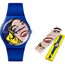 Swatch Sieviešu Pulkstenis Swatch GIRL BY ROY LICHTENSTEIN, THE WATCH - ART JOURNEY 2023 EDITION