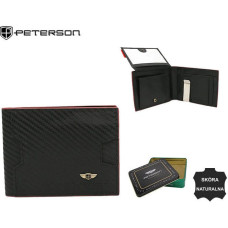 Peterson Элегантный кожаный мужской кошелек с RFID-системой -