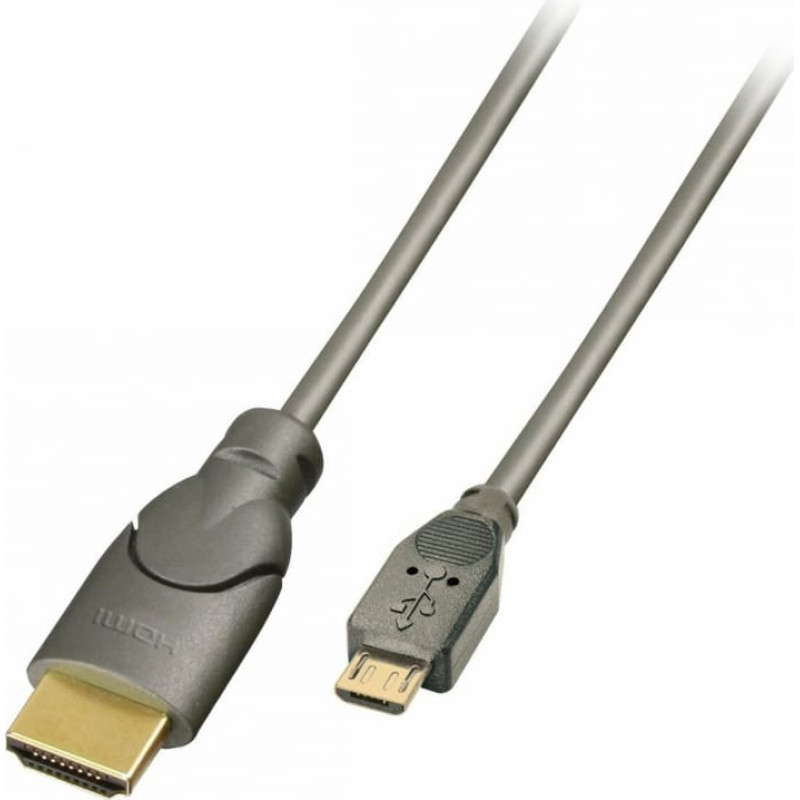 Lindy USB to mikro USB kabelis LINDY 41567 Antracīts 2 m