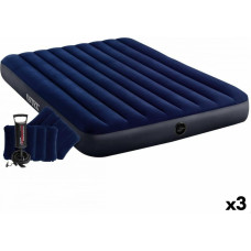 Intex Надувной матрас Intex CLASSIC DOWNY 152 x 25 x 203 cm (3 штук)