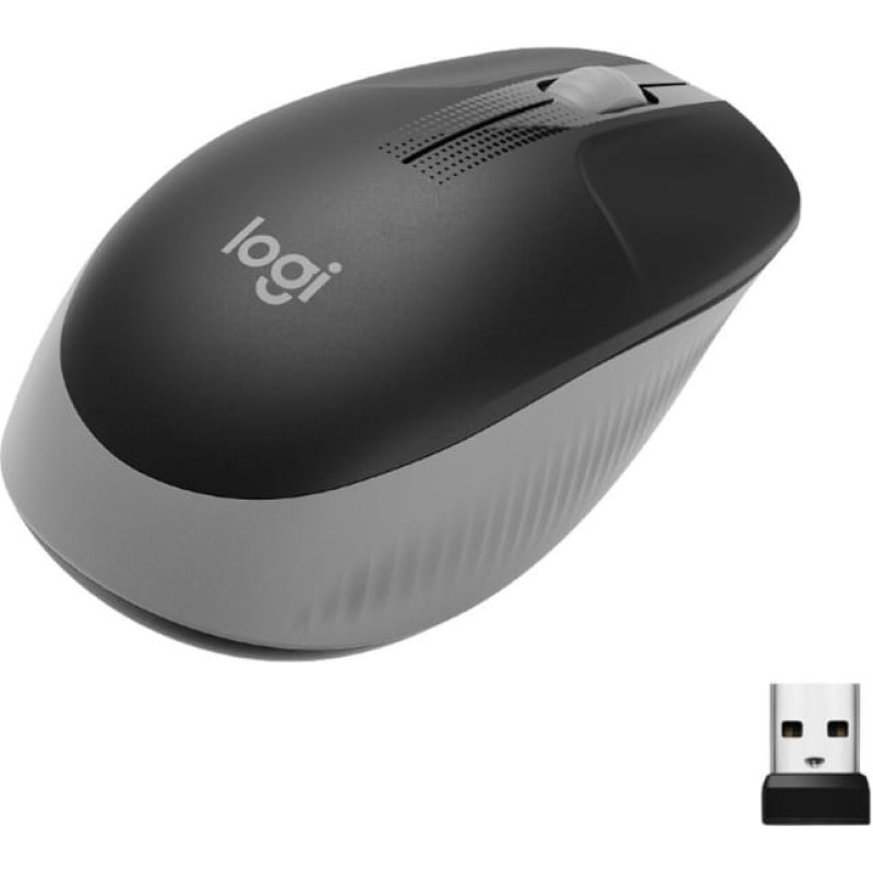 Logitech Pele Logitech M190 Melns/Pelēks (1 gb.)