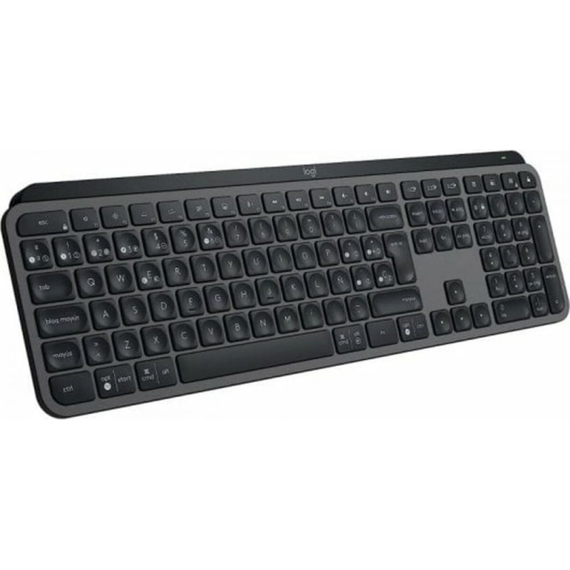 Logitech Bezvadu Klaviatūra Logitech MX Keys S Spāņu Qwerty Pelēks Grafīts