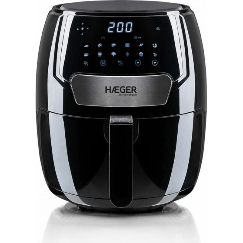 Haeger Taukvāres katls bez Eļļas Haeger AF-D37.003A 1500 W 3,7 L Melns