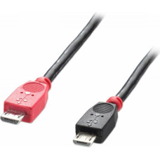 Lindy Micro USB uz Mini USB Adapteris LINDY 31759 Melns 1 m