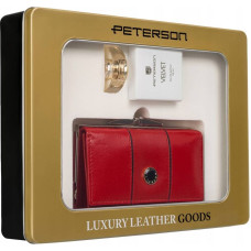 Peterson Подарочный набор: женский кожаный кошелек и парфюмированная вода Velvet -