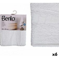 Berilo Vannas dvielis 50 x 90 cm Balts (6 gb.)