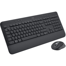 Logitech Klaviatūra un Bezvadu Pele Logitech 920-011001 Melns Azerty Francūzis