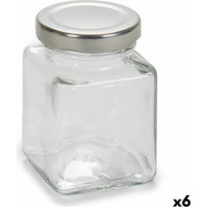 Vivalto Burka Caurspīdīgs Sudrabains Metāls Stikls 100 ml 5,6 x 7,6 x 5,6 cm (6 gb.)